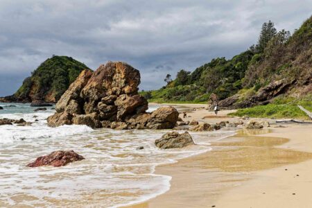photo d'une plage et côte australienne illustrant le thème australie
