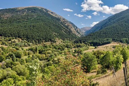 photo du début de la vallée d'Eyne en éte